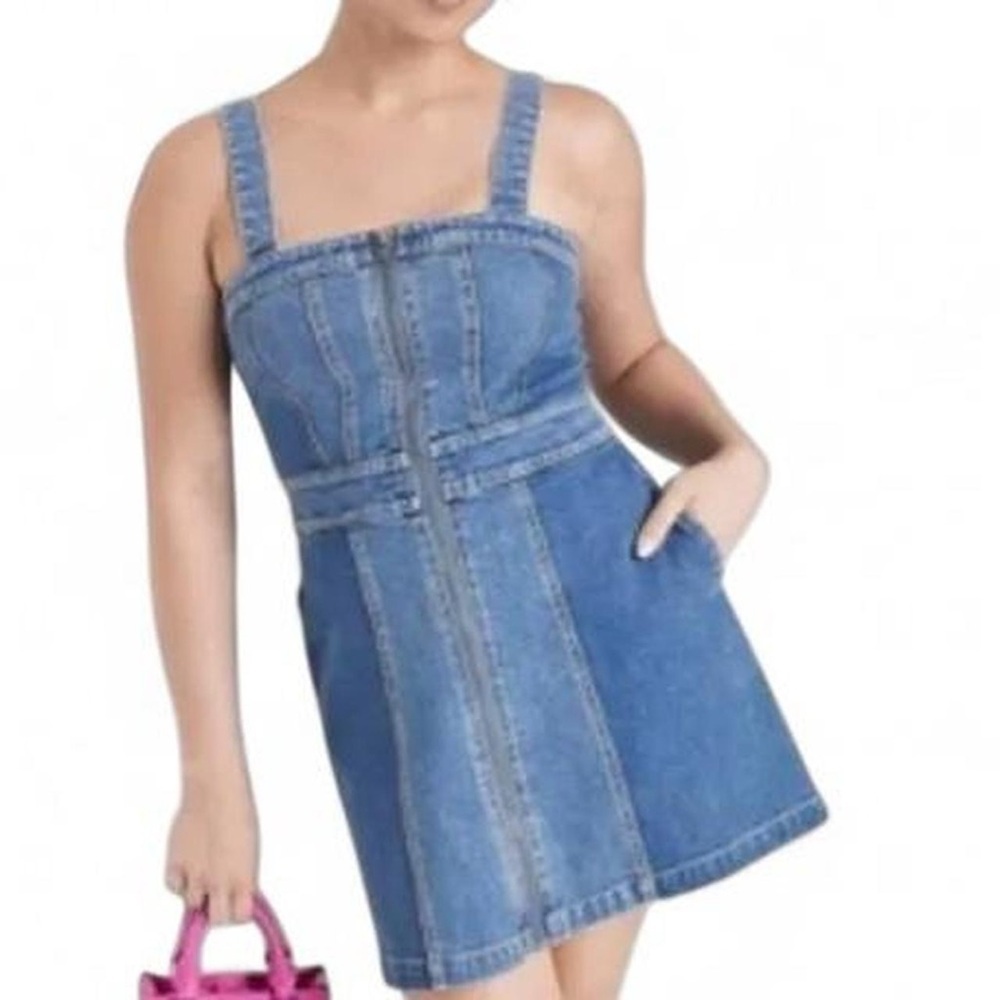 Wild Fable Denim Mini Dress Size L